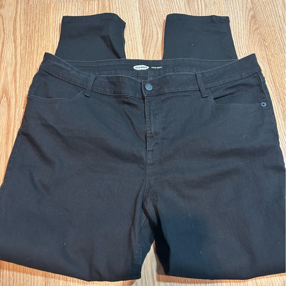 Old Navy super skinny black denim jeans 16 - Picture 2 of 4